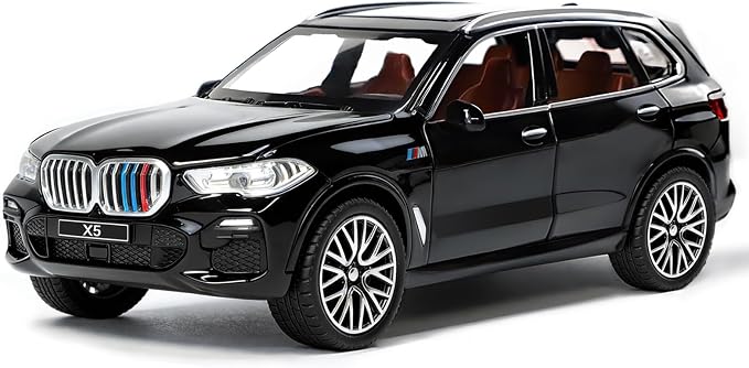 Toy Cars 1:32 Diecast Cars,Car Models with Light Sound and Pull Back,Car Toys Birthday Gifts for Boys and Boyfriends (Black)