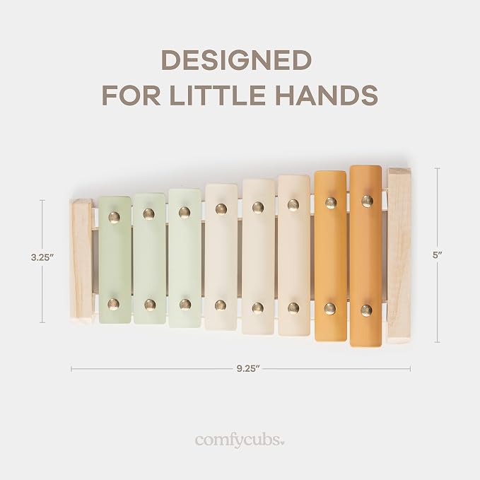 Comfy Cubs Xylophone for Kids - Early Childhood Development Musical Toys for 3 Years Old and Above - Colorful Kids Musical Instruments, Non-Toxic, Durable Percussion Instrument for Toddler Learning