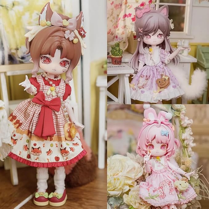 Minty The Fantasy Forest Series 1/12 BJD Doll OB11 Size Action Figures Collectable Anime Figures Dolls Mystery Box Gifts (Single Box)