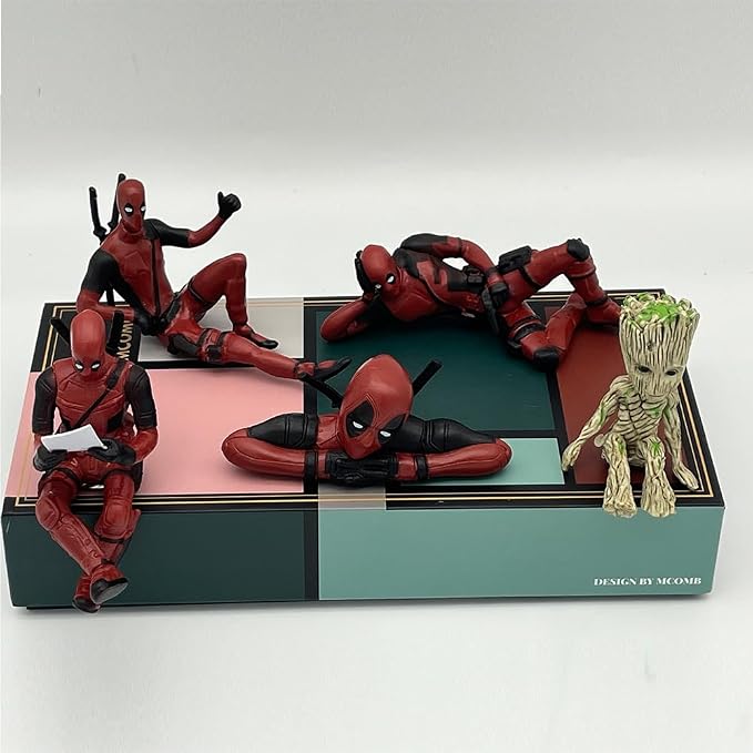 5Pcs Action Figure Set, Birthday Cake,Classics Figures Model for Home, Car, Desk and Computer Decorations,The Best Gift
