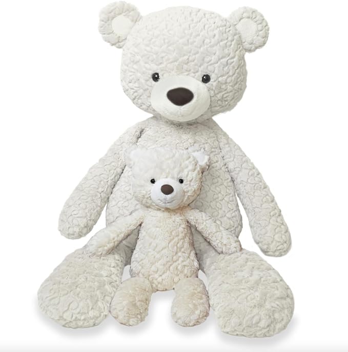 Mary Meyer Teddy Bear - Putty Collection Super Soft Stuffed Animal Plush Classic Toy Plushie, X-Large, Cream