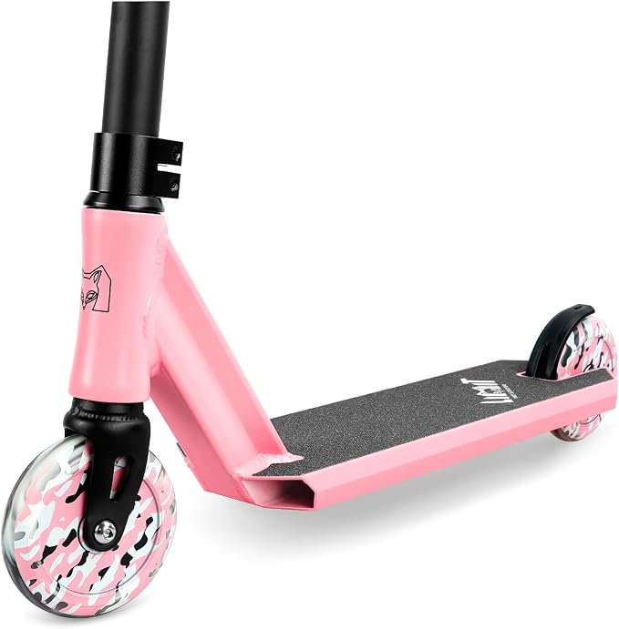 Limit LMT68 Mini Pro Stunt Kick Scooter – Short and Small Freestyle Trick Scooters for Kids Ages 5 Years and Up-Professional Complete BMX Scooter Perfect for Beginners Children Boys and Girls Gifts