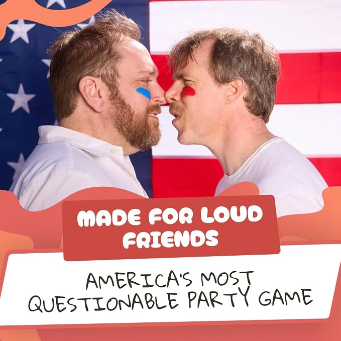 Go F Yourself America Red & Blue! – The Grown Up Go Fish Card Game You've Always Wanted | Hilarious Party Game for Grown Ups, 2+ Players | 104 Cards, 26 Unique Pairs Edition
