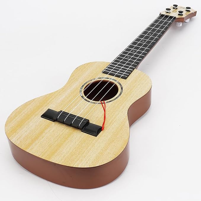Raimy Kids Ukulele Guitar - 21inch 4 Strings Guitar Children Musical Instruments Educational Toys with Picks for Toddler Kids Boys Girls Beginner (White)