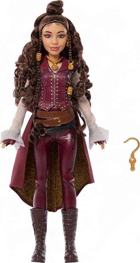 Mattel Disney Descendants: Wicked Wonderland Fashion Doll & Accessory, Hazel Hook, Daughter of Hook with Movie Inspired Clothing