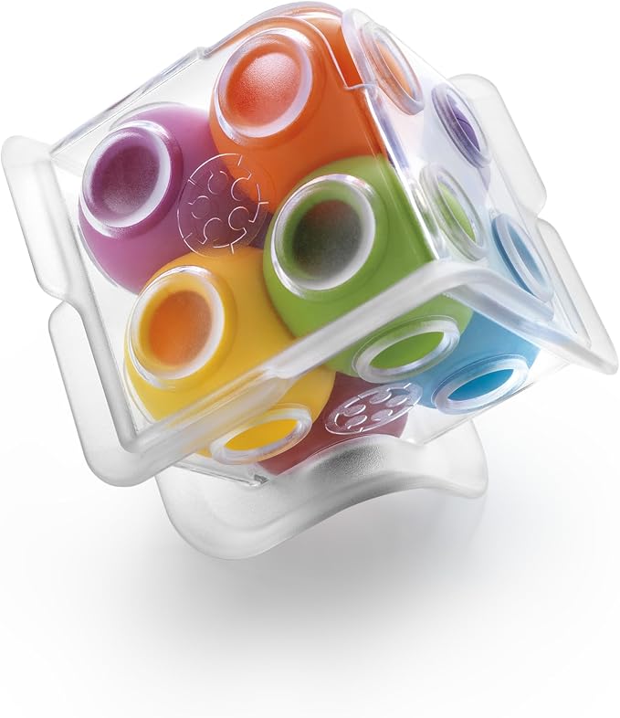 SmartGames Caged Marbles Logic Puzzle Game with 80 Challenges Brain Teaser for Ages 10+