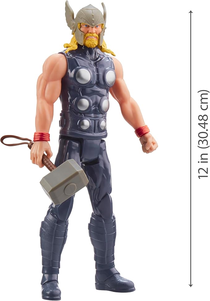 Marvel Avengers Titan Hero Series - 12" Thor Action Figure for Superheroes Role Play, Toys Avengers Action Heroes, Boys and Girls Ages 4 and Up