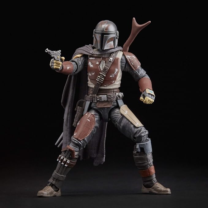 STAR WARS The Black Series The Mandalorian Toy 6" Scale Collectible Action Figure, Toys for Kids Ages 4 & Up