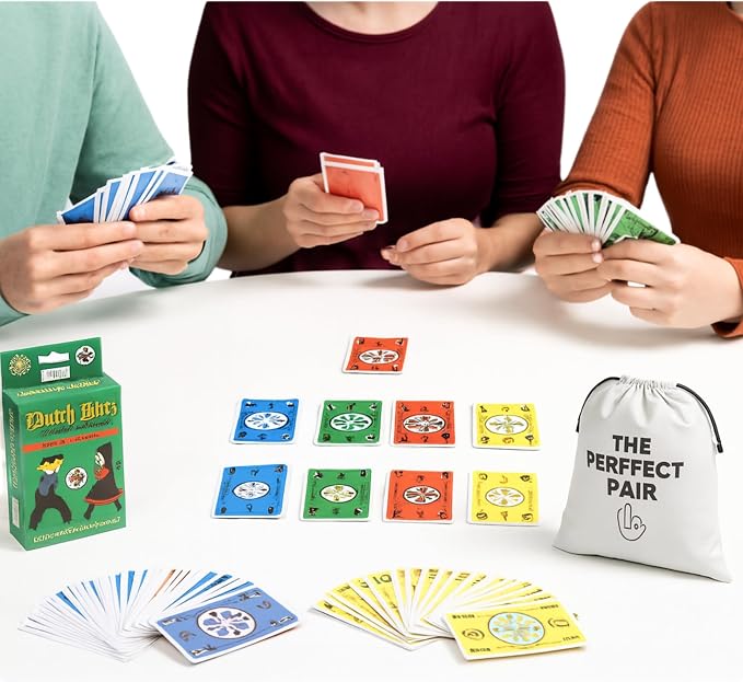 Original Dutch Blitz Card Game and Purple Expansion Pack Bundle with Storage Bag (Orginal)