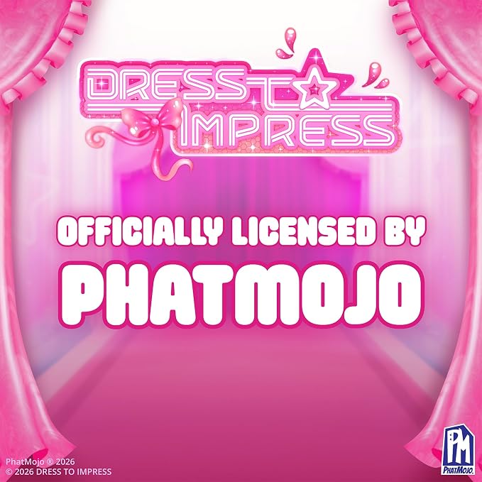 PhatMojo Dress to Impress - Winter Rose Fashion Doll - Series 1-11.5-Inch Tall - Includes DLC Code Redeemable on Roblox - Officially Licensed Doll