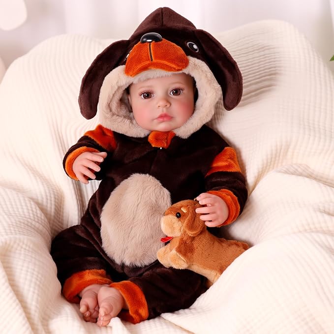 BABESIDE Reborn Baby Dolls - 20-inch Cute Soft Vinyl Realistic Baby Doll Real Life Baby Dolls with Complete Accessories Perfect for Cuddling, Playtime, and Gift Giving