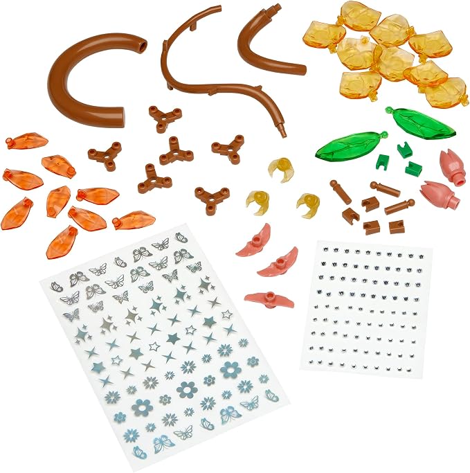 RoseArt Crystal Gem Creations Orchid Flower Kit, Ages 8+ | 45+ Pieces, Great for Adults, Great for Tweens, Great for Children