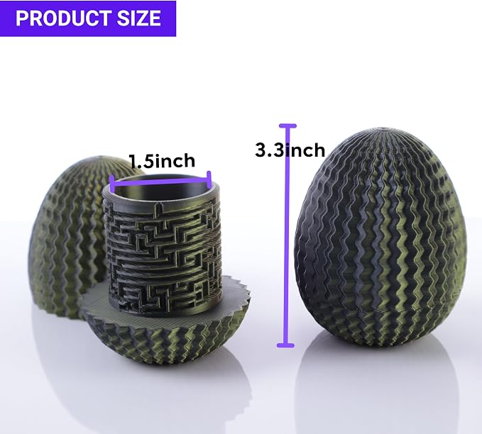 Maze Egg Money Puzzle Gift Box: Available in 4 Unique Internal Designs - Secret Cash Holder & Surprise Gift Container for Easter, Birthday, Wedding - Fun Brain Teaser Toy for Kids & Adults