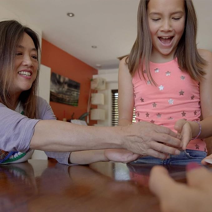 Asmodee Spot It! Animals (2024 Refresh) - Eco-Sleeve Edition, 5-in-1 Visual Perception Game for Quick Reflexes and Family Fun, Ages 4+, 2-8 Players, 15 Minute Playtime
