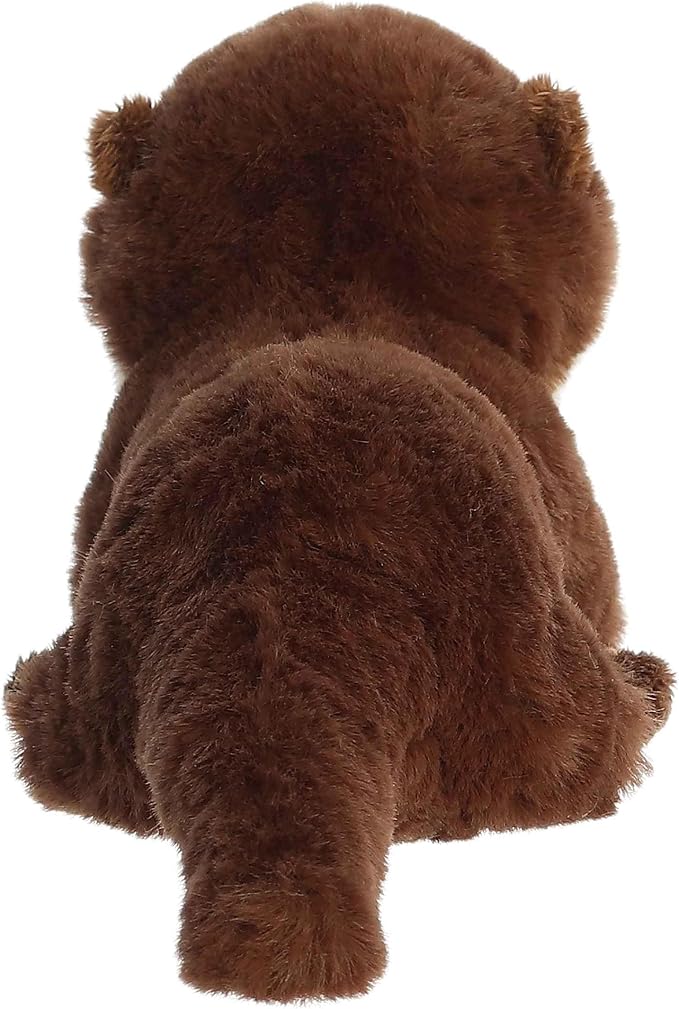 Aurora® Adorable Mini Flopsie™ River Otter Pup Stuffed Animal - Playful Ease - Timeless Companions - Brown 8 Inches