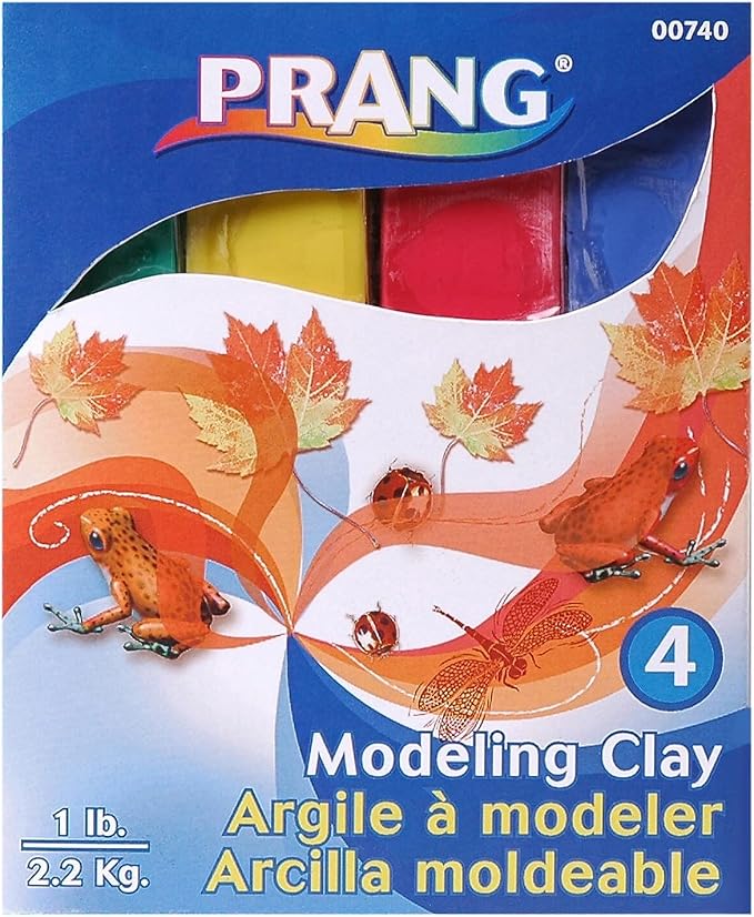 PRANG Dix740-6 Modeling Clay Assorted, 6 Packs