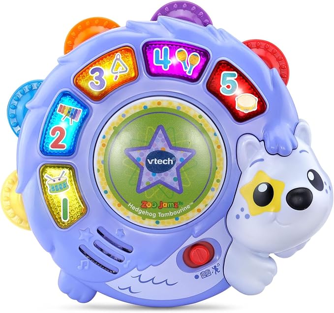 VTech Zoo Jamz Hedgehog Tambourine with Instruments and Games