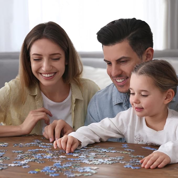 Jigsaw Puzzles for Adults 1000 Pieces, Carnival Interlock Perfectly Letter on Back No Dust, Home Decor Challenge Toy for Men Women Elders Seniors (27.5"x19.6"), 1:1 Poster