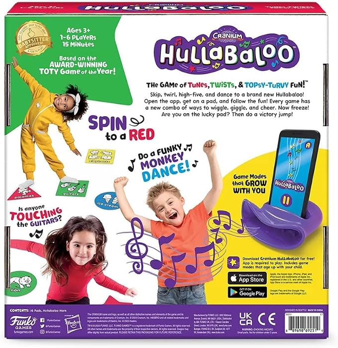 Funko Cranium Hullabaloo Pre-School Game for 1-6 Players Ages 3 and Up