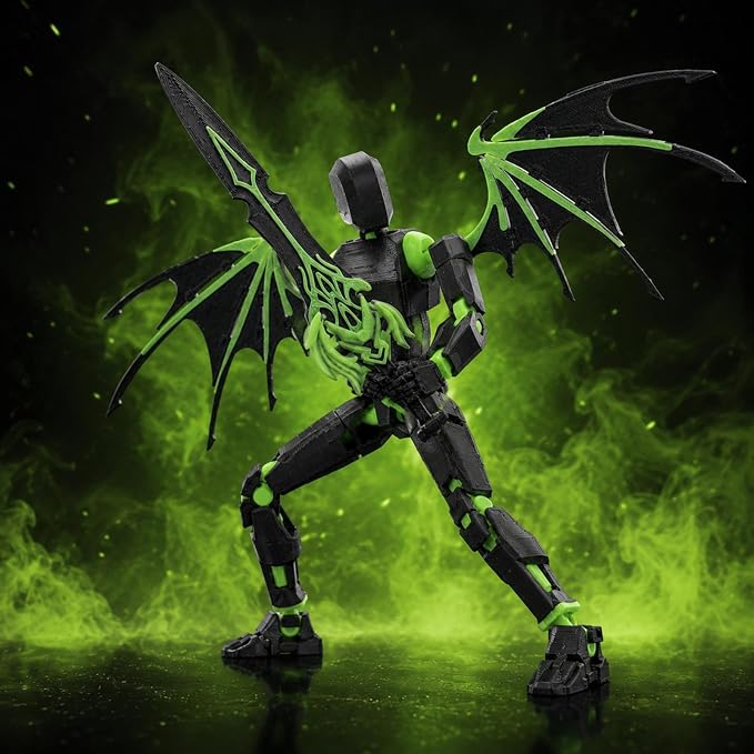 T13 Action Figure Set Assembled-3D Printed Multi-Jointed Movable Dummy 13,Titan 13 Action Figure, Birthday Gifts for Boys, Girls Desktop Decorations