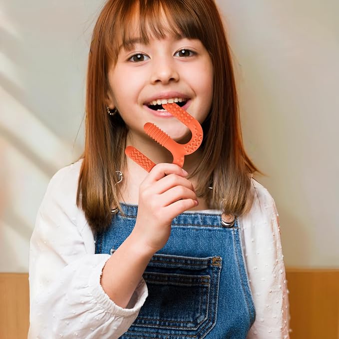 ERKOON Sensory Chew Toys for Autistic Children, 2 Pack Silicone Chewy Tube Oral Motor Tools for Sensory Kids with Autism, Biting, ADHD, SPD, Chewies with Special Needs, Teething Sticks Toys