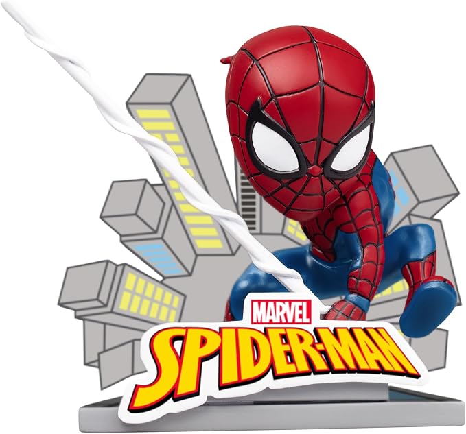 YuMe Spider Man Attack Action Figure - 3.5" | Single Pack Collectible Toy in Box | Official Licensed Marvel Merchandise | Gift for Marvel Superhero Fans & Collectors | Collect the Set | Durable Vinyl