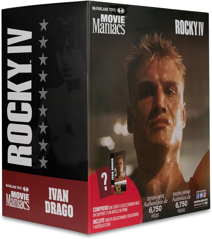 McFarlane Toys - Ivan Drago (Rocky IV) 6in Posed Figure