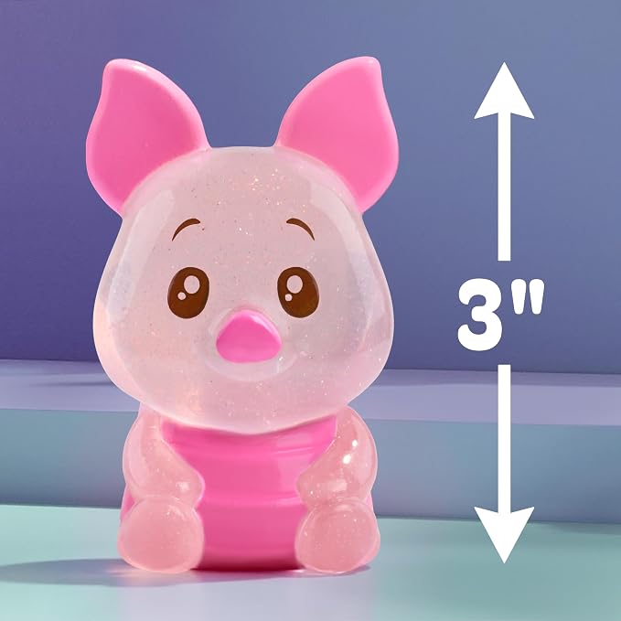 Disney Winnie the Pooh Bear-y Cute Jelly Figures 3-Pack, Sweet & Sparkly, for Collectors, Kids & Fans by Just Play, for Ages 3 and Up