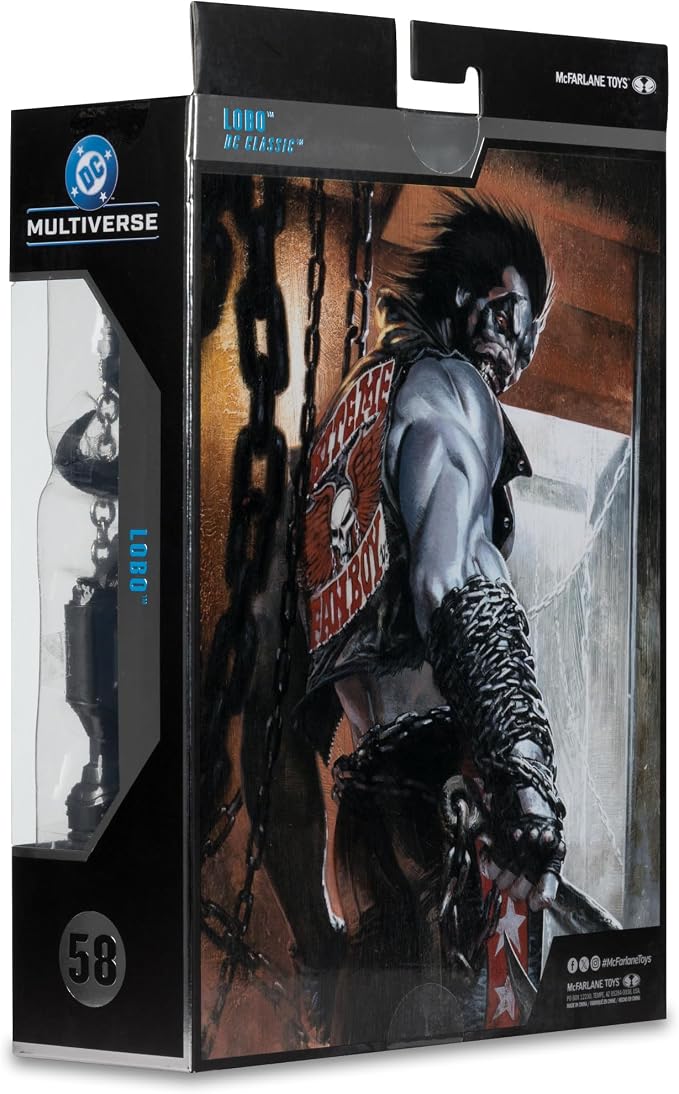 McFarlane Toys- DC Multiverse Lobo (DC Classic) 7in Action Figure McFarlane Collector Edition #58