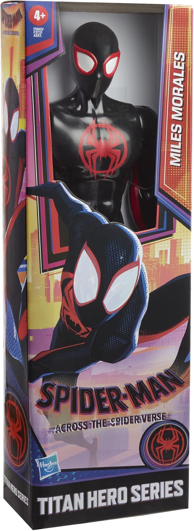 Marvel Spider-Man Miles Morales Toy, 12-Inch-Scale Spider-Man: Across The Spider-Verse Action Figure, Ages 4 and Up