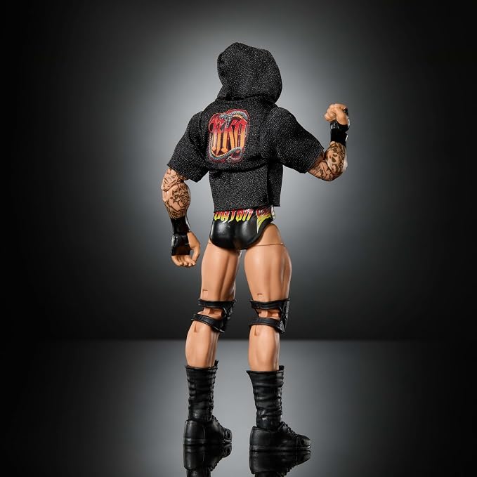 Mattel WWE Ultimate Edition Action Figure & Accessories Set, Randy Orton 6-inch Collectible with Swappable Heads & Hands, 30 Articulation Points