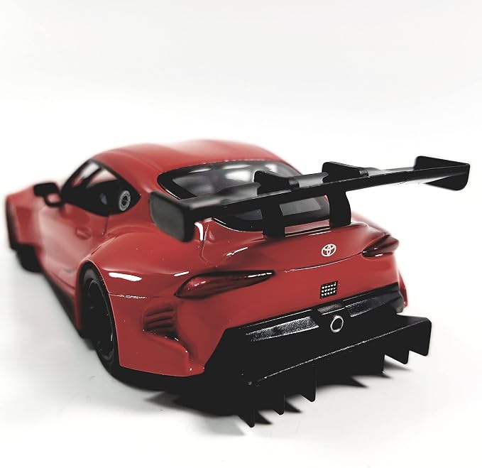 KiNSMART - Toyota GR Supra Concept Racing Edition 1:36 Scale 5" Die Cast Metal Super Sports Toy Car (Red)