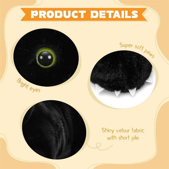 MorisMos Giant Black Panther Stuffed Animal Pillow, 30" Extra Large Stuffed Black Panther Toy for Kid & Adult, Realistic Big Safari Animal Jaguar Plush for Christmas Birthday Jungle Party Decor