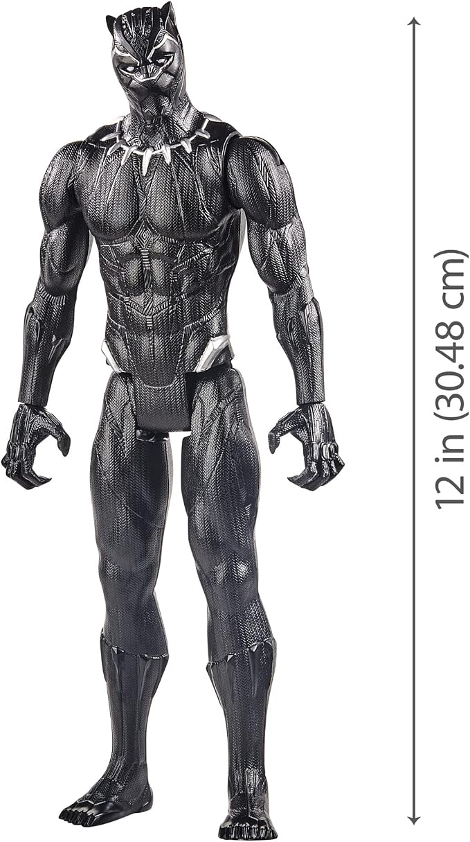 Marvel Avengers Titan Hero Series 12" Black Panther Action Figure - Avengers Toys - Ages 4+