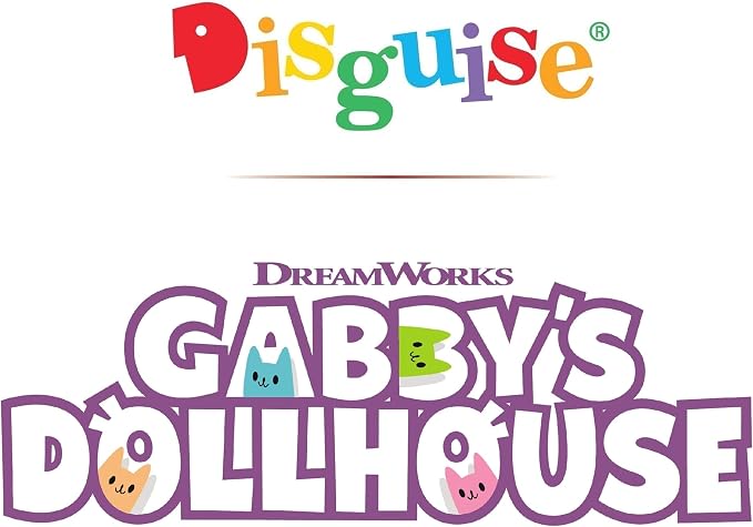 Cakey Cat Costume for Kids, Official Gabby's Dollhouse Costume and Cat Ears Headband