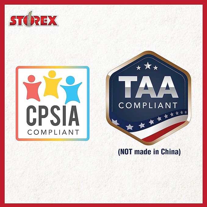 Storex Small Cubby Bins – Plastic Storage Containers for Classroom, 12.2 x 7.8 x 5.1 inches, Class Teal, 5-Pack (62420A05C)