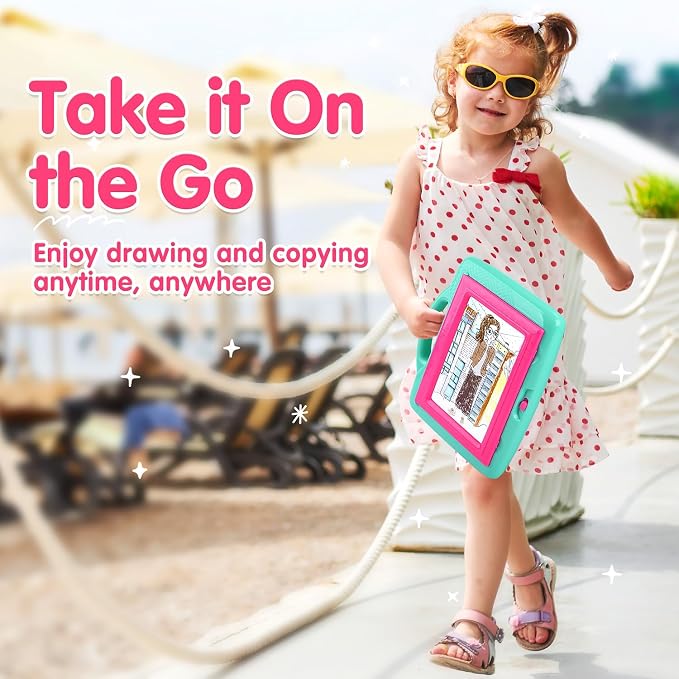 PLAY Light Up Tracing Pad for Kids, LED Tracing Pad Toys for Girls Ages 6-12, Arts & Crafts Writing Drawing Tracer Board, Birthday Toys Gifts Ideas for Girl or Boy 6+ Year Old