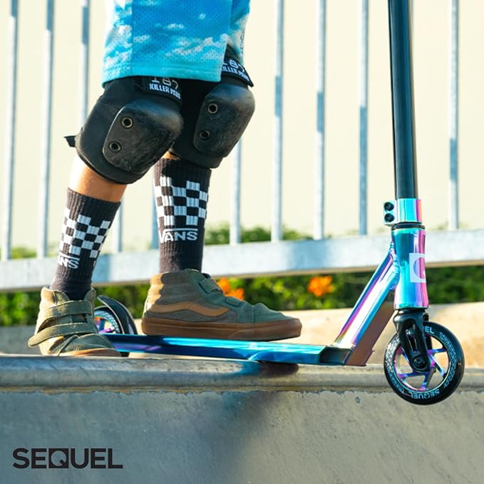 Sequel Ignite Pro Scooter, Pro Stunt Scooter Complete Trick Scooter for Kids 8+, Beginner Skatepark BMX Scooter