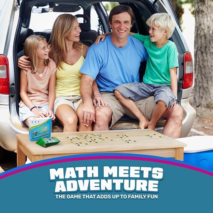 Numbers – Transparent Number Cards & Math Games, Math Classroom Resource & Preschool Learning Activities for Kids Ages 6+, Early Childhood Educational Gift for Boys and Girls, 2-6 Players