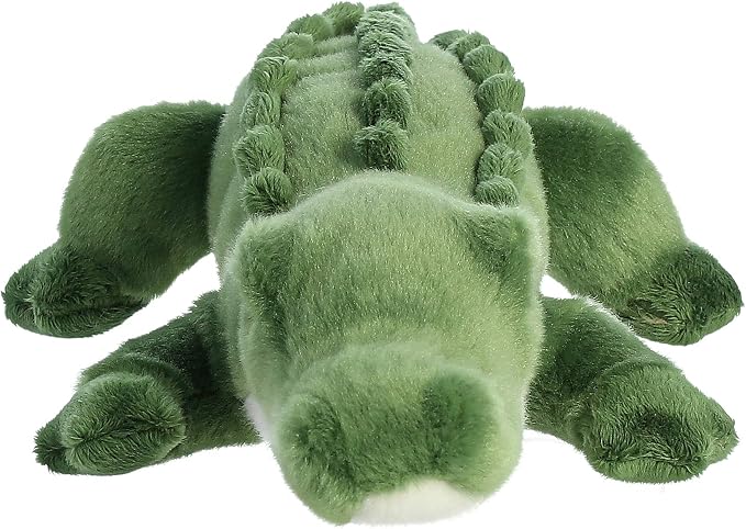 Aurora® Responsibly Made Eco Nation™ Alligator Stuffed Animal - Ideal for Playtime Adventures - Perfect for Birthdays or Just Because - Green 14 Inches