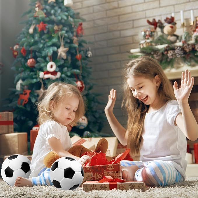 INPODAK Soccer Ball Size 3 Size 2 for Toddlers Kids 1-3 3-8, 1 or 2 Pack Cartoon Small Dinosaur Unicorn Soccer Ball Gifts for Girls Boys, Indoor Outdoor Sports Play Toys Birthday Gifts with Pump