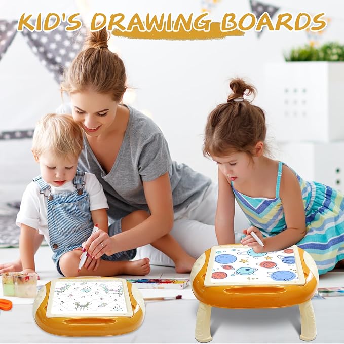 Cokzer Toys for 1-2 Year Old, Toddler Toy with Magnetic Letters and Numbers, Learning and Educational Toys for 1 2 Year Old, Birthday (Creamy Orange)