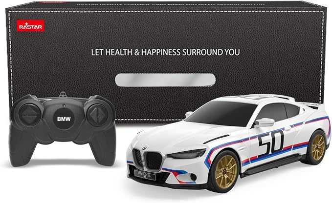 RASTAR BMW RC Car 1:24 BMW 3.0 CSL Remote Control Car BMW Toy Model Car for Boys Kids Adults