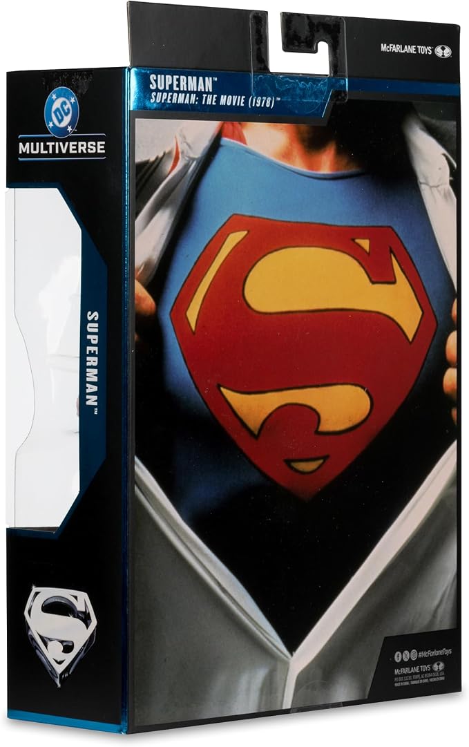 McFarlane Toys- DC Multiverse Superman (Superman: The Movie 1978) 7in Action Figure (Deluxe Theatrical Edition)