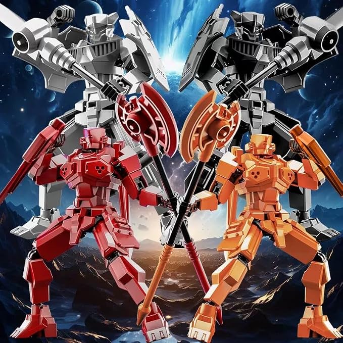T13 Action Figure 2Pack Sets, Already Assembled Titan 13 Warrior Figures, Multi-Jointed Movable Action Figure, Lucky 13 Collectible Toy, Dummy 13 Action Figures for 6 7 8 9 10 11 12 Years Old Kids