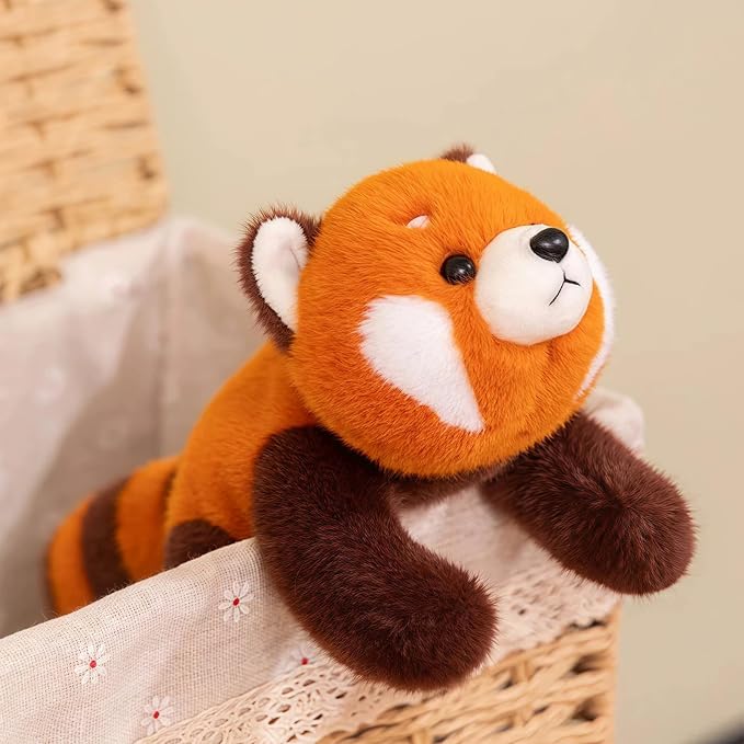 PEACH CAT Red Panda Stuffed Animal Cute Plushies Small Plush Toys Birthday Gifts for Girls Boys Kids