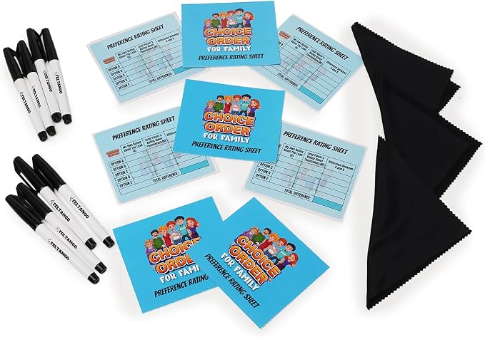 Choice Order, Family Games for Kids and Adults, Family Game Night Companion, Icebreaker Game