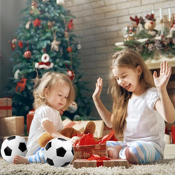 INPODAK Soccer Ball Size 3 Size 2 for Toddlers Kids 1-3 3-8, 1 or 2 Pack Cartoon Small Dinosaur Unicorn Soccer Ball Gifts for Girls Boys, Indoor Outdoor Sports Play Toys Birthday Gifts with Pump