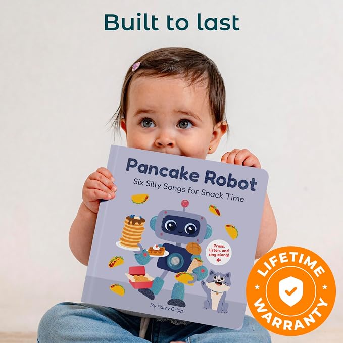 Cali’s Books Nursery Rhyme Sound Book for Toddlers – Interactive Musical Book (Pancake Robot)