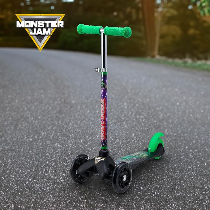 Kick Scooter for Kids, 3 Wheel Self Balancing, Light Up LED Wheels